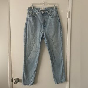 Madewell Curvy Perfect Vintage Straight Jean in Fiore Wash size 29